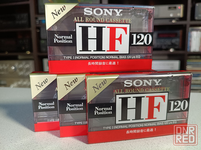 Запечатанные аудиокассеты Sony HF120 Донецк - изображение 1
