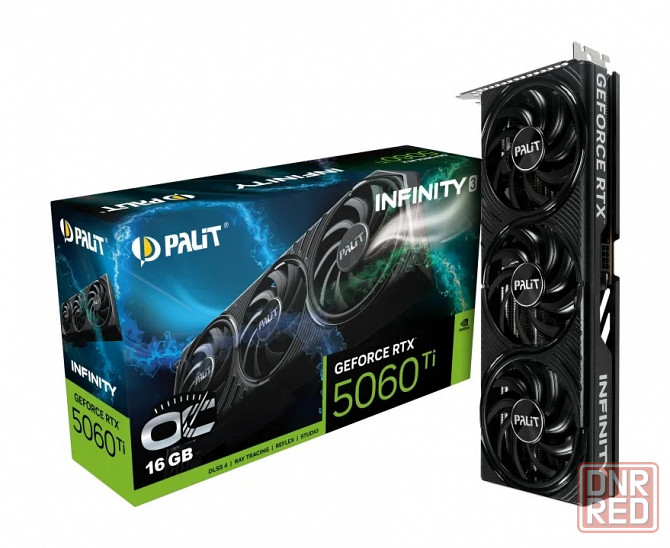 Видеокарта Palit NVIDIA GeForce RTX 5060 Ti Infinity 3 OC 12GB GDDR7 Новая Донецк - изображение 1