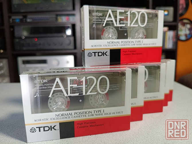 Запечатанные аудиокассеты TDK. AE120 K Донецк - изображение 1