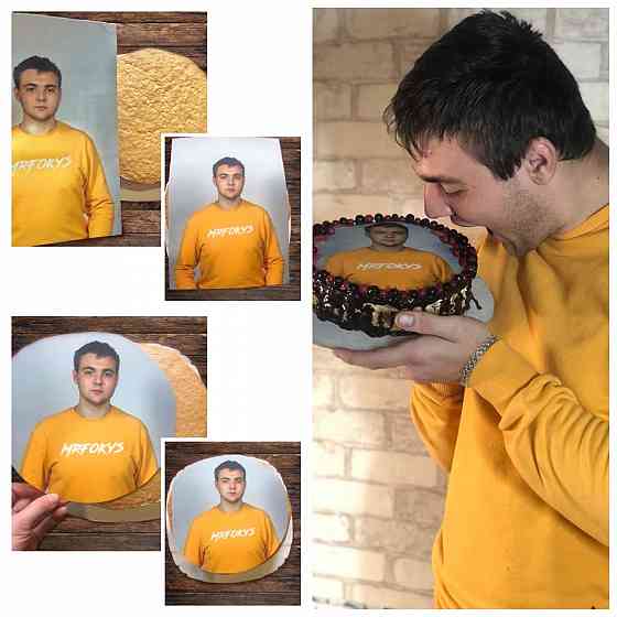 Съедобная фотопечать для торта, капкейков, топперов, пряников Донецк