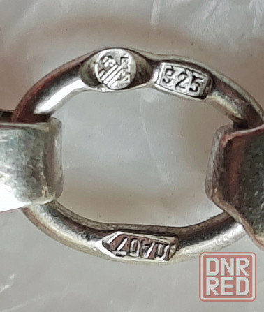 Серебрянный браслет на руку мужской Донецк - изображение 2