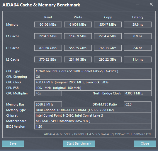 Игровой комплект I7 10700 Msi Z490 16Gb 4133MHz! Донецк
