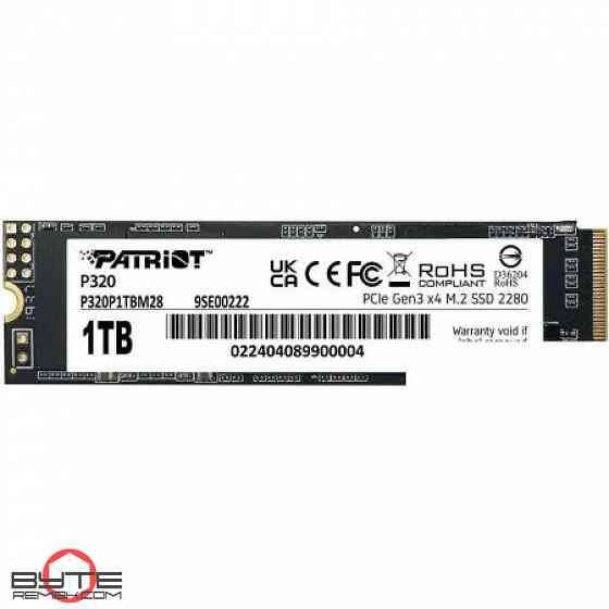 Твердотельный накопитель ssd patriot p320 1tb p320p1tbm28, m.2 2280, pci express 3.0 x4 по доступной цене в макеевке днр | Гарантия Макеевка