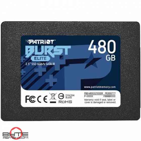 Твердотельный накопитель ssd 2.5" patriot memory 480гб sata (pbe480gs25ssdr) | Гарантия Макеевка