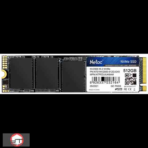 Твердотельный накопитель ssd m.2 nvme netac nv2000 512gb pcie nvme 3.0 x4 3d nand nt01nv2000-512-e4x | Гарантия Макеевка