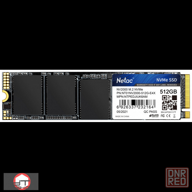 Твердотельный накопитель ssd m.2 nvme netac nv2000 512gb pcie nvme 3.0 x4 3d nand nt01nv2000-512-e4x | Гарантия Макеевка - изображение 1
