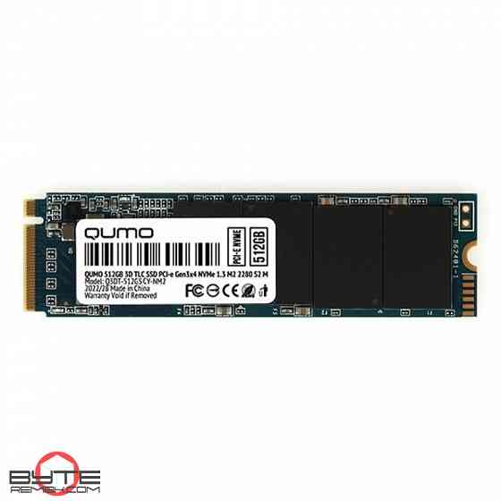 Твердотельный накопитель ssd m.2 nvme qumo novation (q3dt-512gscy-nm2) 512гб | Гарантия Макеевка