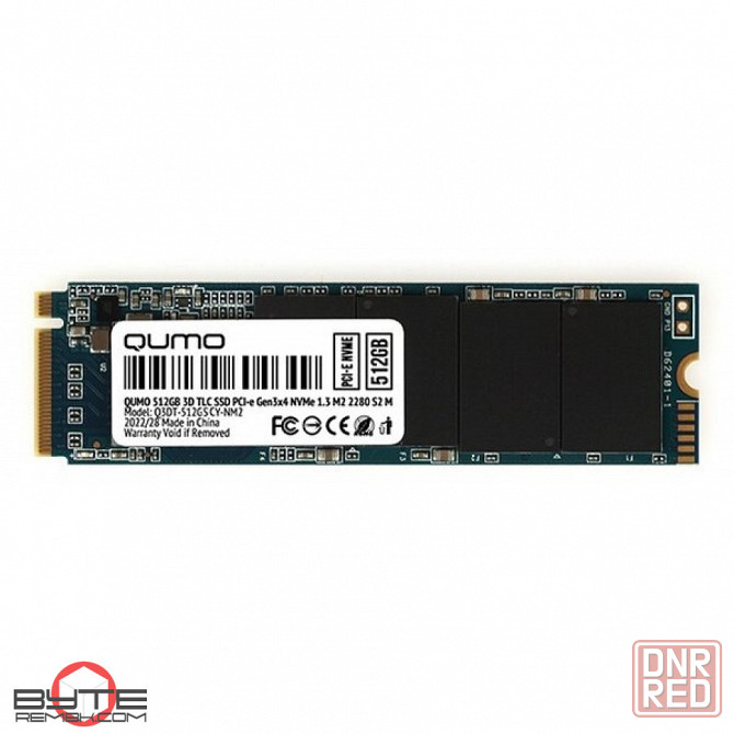 Твердотельный накопитель ssd m.2 nvme qumo novation (q3dt-512gscy-nm2) 512гб | Гарантия Макеевка - изображение 1