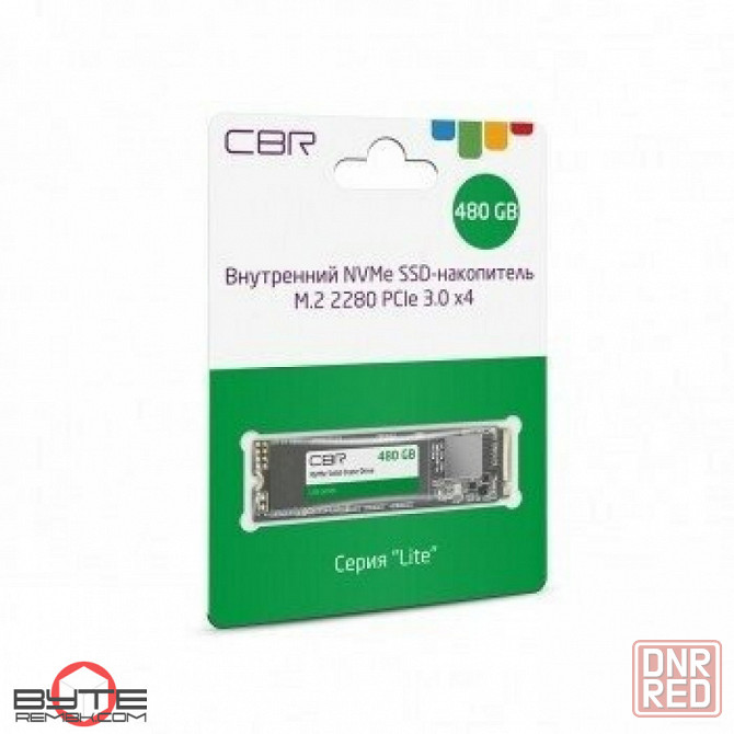 Внутренний ssd-накопитель cbr 480 gb ssd-480gb-m.2-lt22 | Гарантия Макеевка - изображение 1