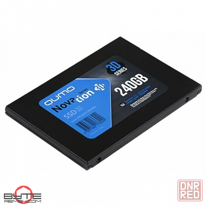 Твердотельный ssd диск qumo 240gb novation tlc q3dt-240gscy (sata3.0) в макеевке днр | Гарантия Макеевка - изображение 1