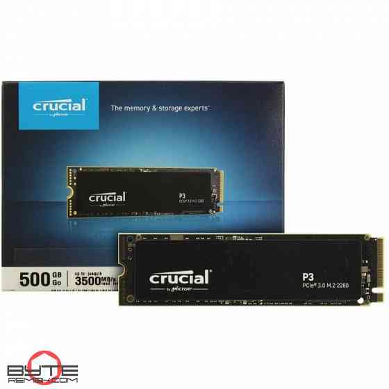 Твердотельный накопитель ssd m.2 nvme crucial (ct500p3ssd8) 500гб | Гарантия Макеевка