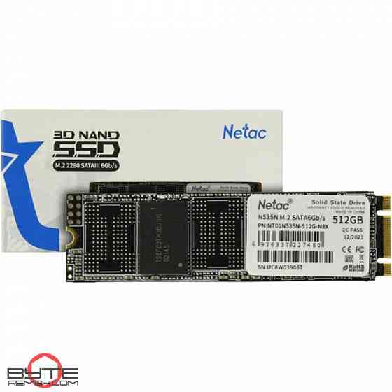 Твердотельный накопитель ssd m.2 sata netac n535n (nt01n535n-512g-n8x) 512гб в макеевке днр | Гарантия Макеевка