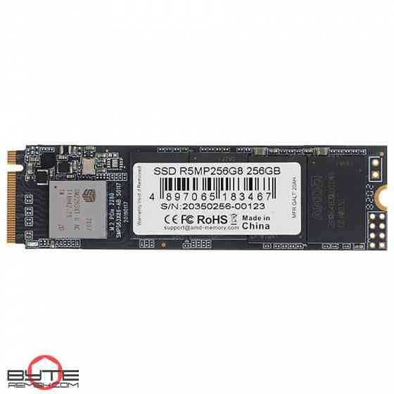 Твердотельный накопитель ssd m.2 nvme amd radeon (r5mp256g8) 256гб | Гарантия Макеевка