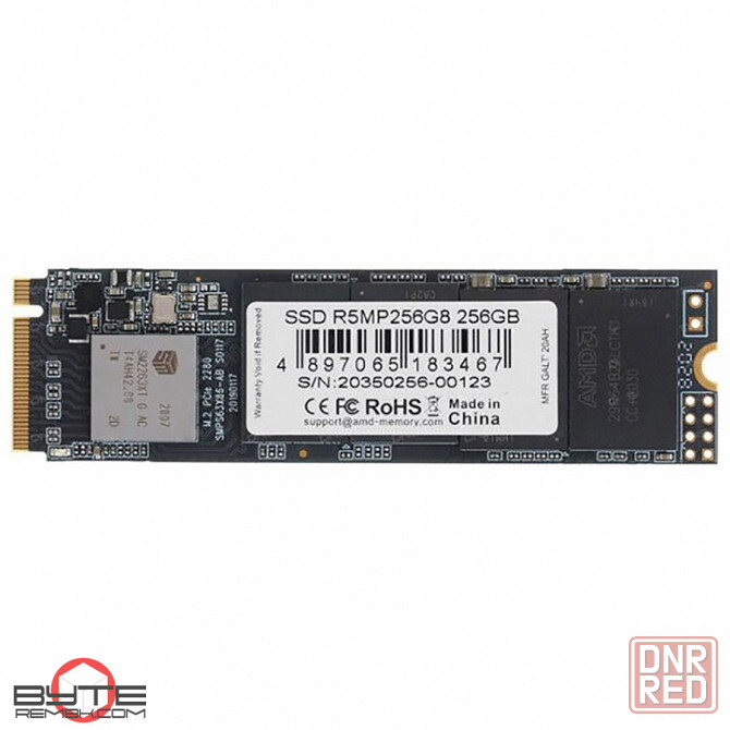 Твердотельный накопитель ssd m.2 nvme amd radeon (r5mp256g8) 256гб | Гарантия Макеевка - изображение 1