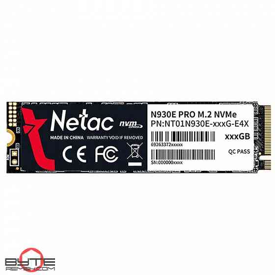 Ssd диск netac m.2 (2280) n930e 256gb pcie nvme 3.0 x4 tlc nt01n930e-256g-e4x | Гарантия Макеевка