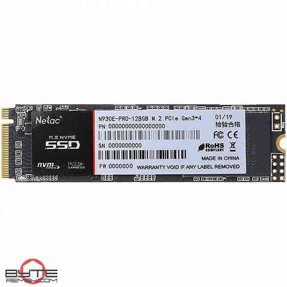Ssd m.2 nvme твердотельный накопитель netac n930e pro 128 гб (nt01n930e-128g-e4x) | Гарантия Макеевка