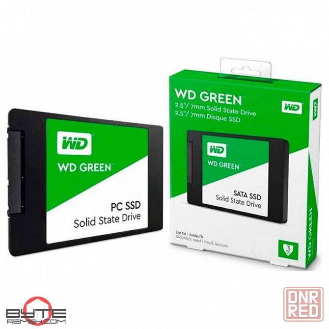 Твердотельный накопитель ssd 2.5" western digital green (wds240g2g0a) 240гб | Гарантия Макеевка - изображение 1