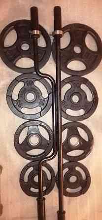 Блины 1-30 кг олимпийская штанга 51 мм Донецк