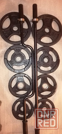 Блины 1-30 кг олимпийская штанга 51 мм Донецк - изображение 2