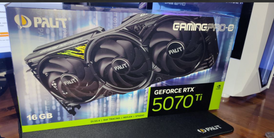Видеокарта NVIDIA GeForce RTX 5070 Ti 16GB Palit Gaming Pro-S Донецк