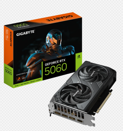 Видеокарта NVIDIA GeForce RTX 5060 (8GB GDDR7) Gigabyte Windforce MAX OC Донецк