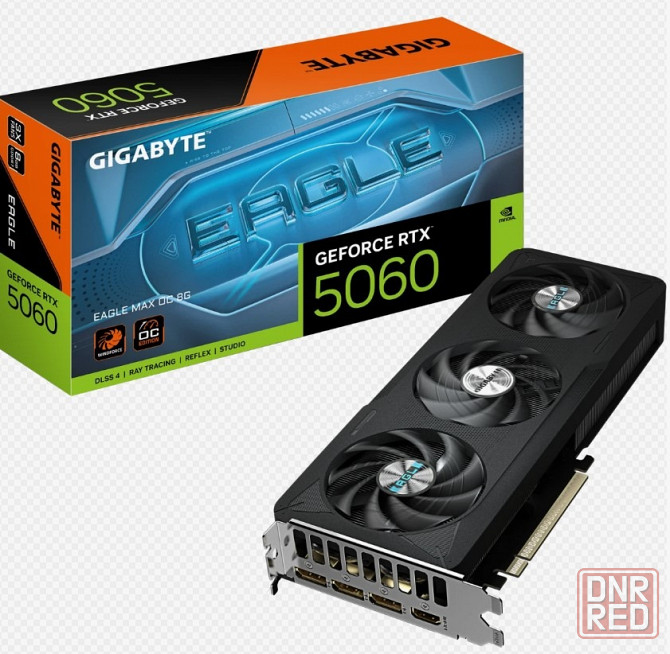 Видеокарта NVIDIA GeForce RTX 5060 (8GB GDDR7) Gigabyte Eagle MAX OC Донецк - изображение 1