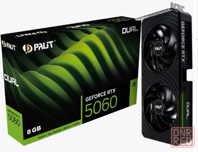 Видеокарта NVIDIA GeForce RTX 5060 (8GB GDDR7) Palit Dual Донецк - изображение 1