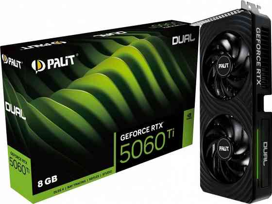 Видеокарта NVIDIA GeForce RTX 5060 Ti (8GB GDDR7) Palit Dual Донецк