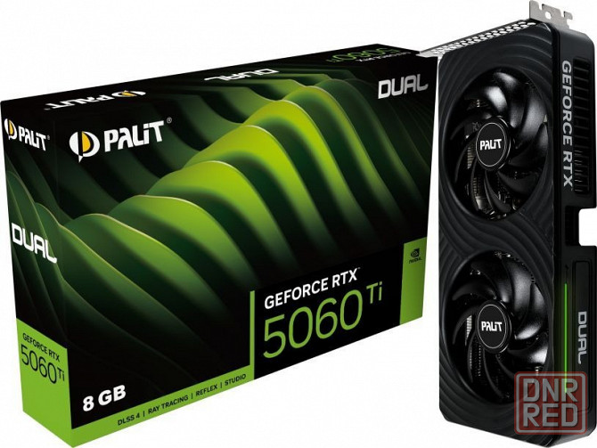 Видеокарта NVIDIA GeForce RTX 5060 Ti (8GB GDDR7) Palit Dual Донецк - изображение 1