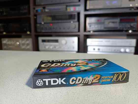 Запечатанная аудиокассета TDK-CDing-II-100 Донецк