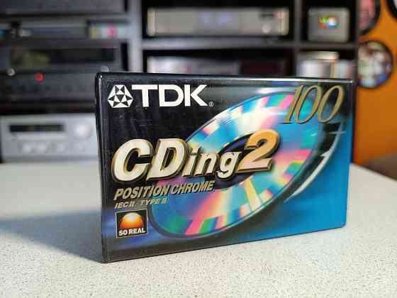 Запечатанная аудиокассета TDK-CDing-II-100 Донецк