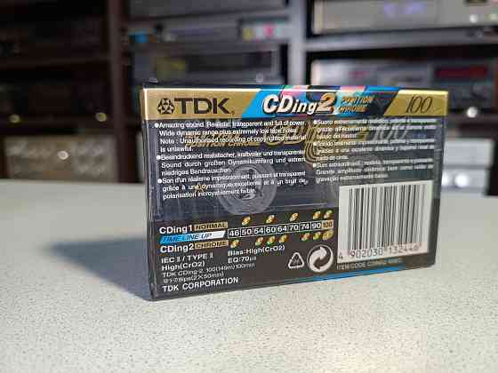 Запечатанная аудиокассета TDK-CDing-II-100 Донецк