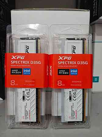 Оперативная память DDR4 Adata Spectrix D35G RGB 16Gb (kit 2x8) 3600MHz (wh/bk) Донецк