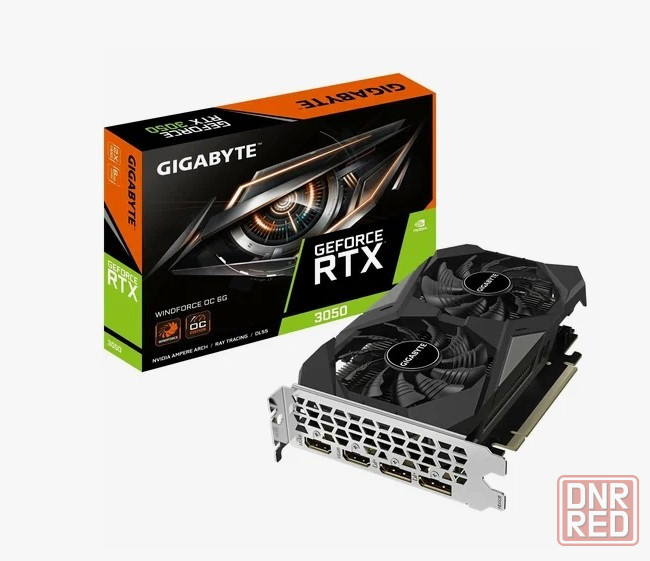 Видеокарта NVIDIA GeForce RTX 3050 (6GB GDDR6) Gigabyte Windforce OC V2 Донецк - изображение 1
