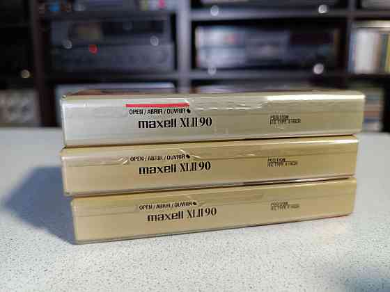 Запечатанная аудиокассета Maxell-XLII-90 Донецк
