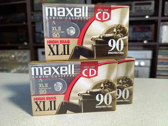 Запечатанная аудиокассета Maxell-XLII-90 Донецк