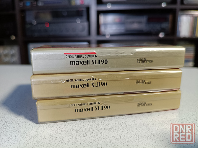 Запечатанная аудиокассета Maxell-XLII-90 Донецк - изображение 3