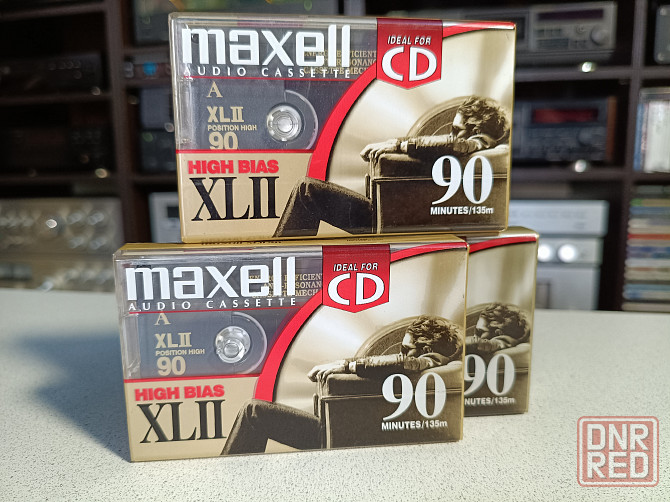 Запечатанная аудиокассета Maxell-XLII-90 Донецк - изображение 1