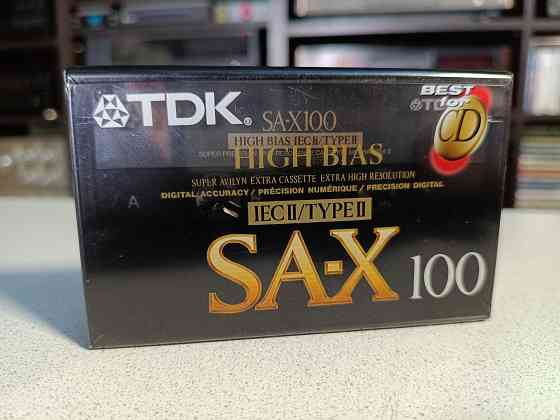 Запечатанная аудиокассета TDK-SA-X100 Донецк