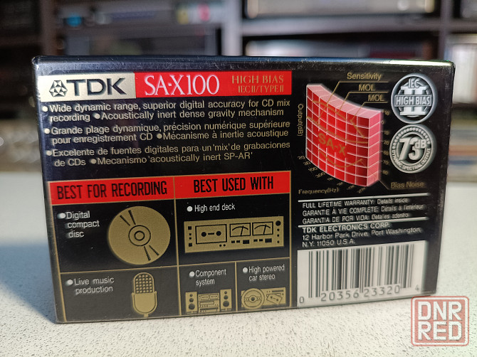 Запечатанная аудиокассета TDK-SA-X100 Донецк - изображение 2