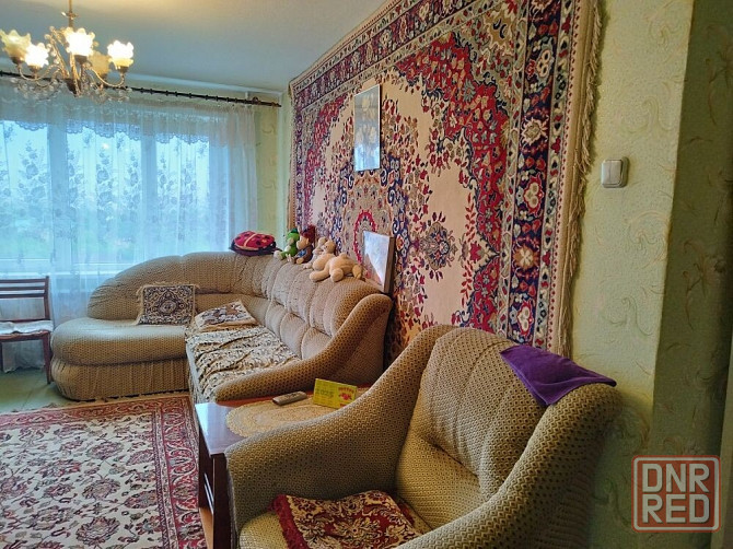 Сдам 3-х ком.кв. Калининский рынок. Жилое состояние ,всё есть. Донецк - изображение 1