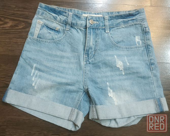 шорты джинсовые р-р 40-42 (25) Донецк - изображение 1
