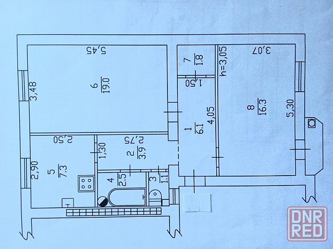 Продам 2 комнатную квартиру бул. Пушкина Донецк - изображение 1