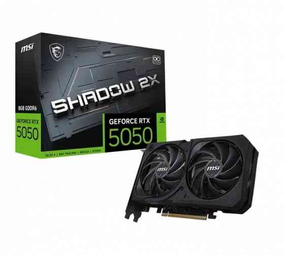 Видеокарта NVIDIA GeForce RTX 5050 (8GB GDDR6) MSI Shadow 2X OC Донецк