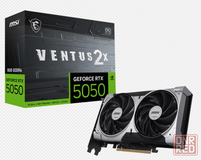 Видеокарта NVIDIA GeForce RTX 5050 (8GB GDDR6) MSI Ventus 2X OC Донецк - изображение 1
