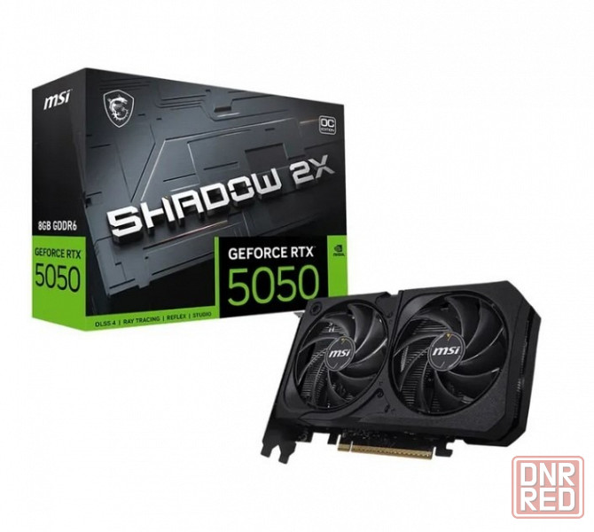Видеокарта NVIDIA GeForce RTX 5050 (8GB GDDR6) MSI Shadow 2X OC Донецк - изображение 1