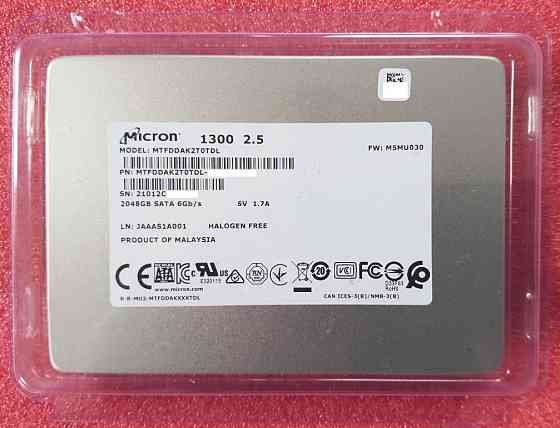 SSD 2Tb SATA-III 2.5" Micron 1300 MTFDDAK2T0TDL Донецк