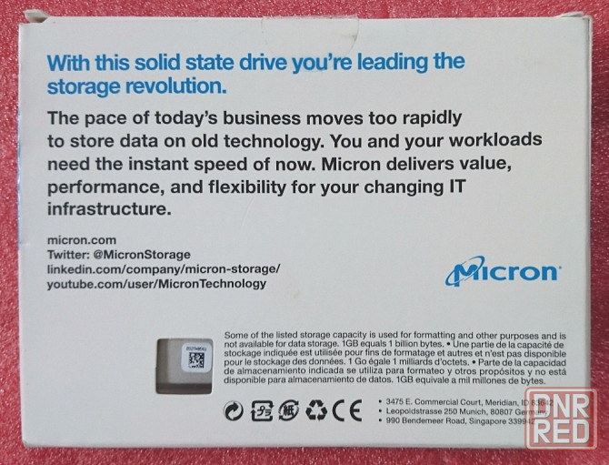 SSD 2Tb SATA-III 2.5" Micron 1300 MTFDDAK2T0TDL Донецк - изображение 2