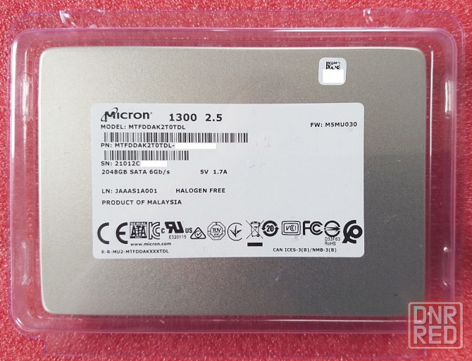 SSD 2Tb SATA-III 2.5" Micron 1300 MTFDDAK2T0TDL Донецк - изображение 3