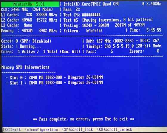 Core 2 Quad Q6600 2.4 GHz (8M Cache, 1066 MHz FSB) 4 ядра - Socket 775 - обмен на 20шт нерабочих озу Донецк